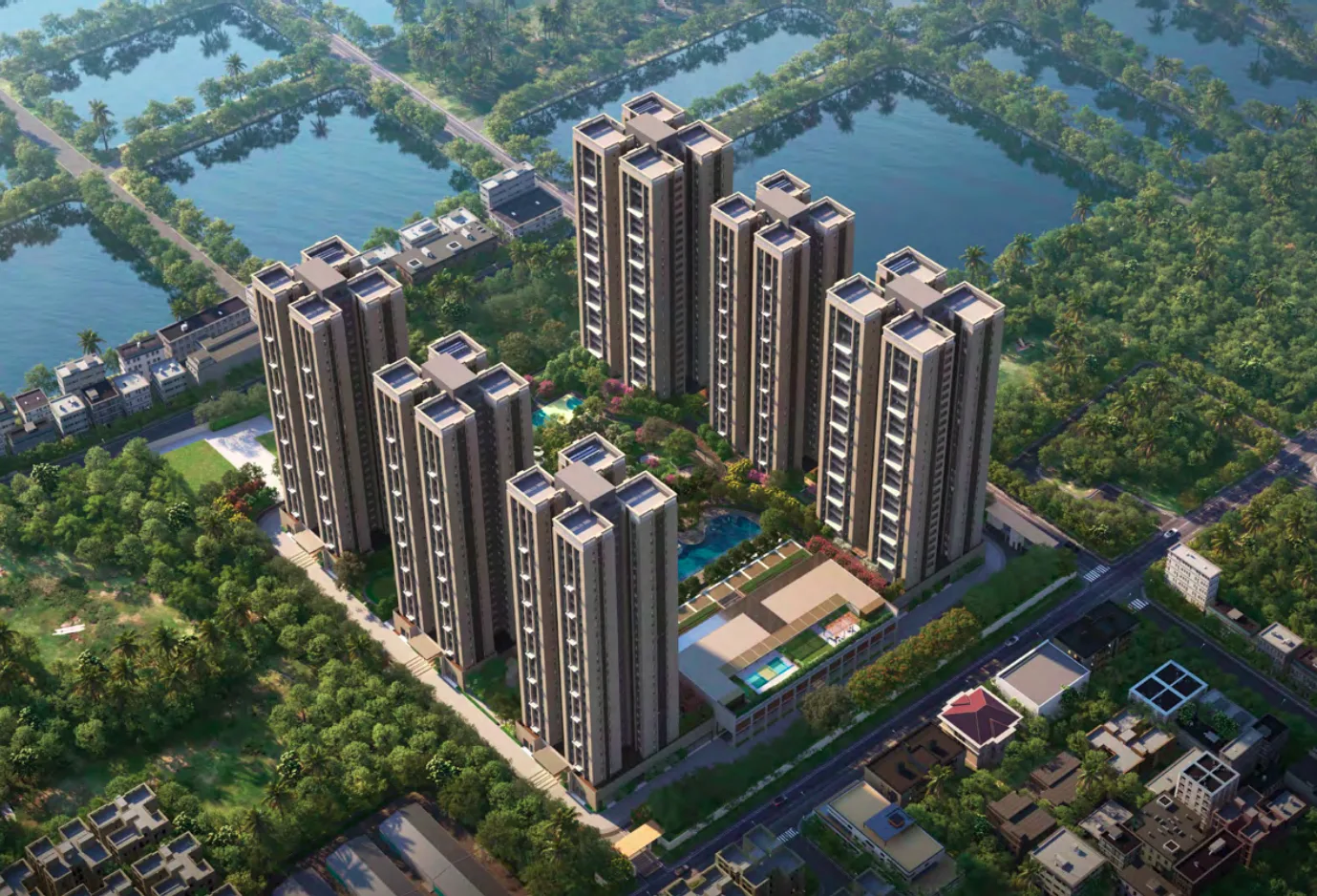 Ambuja Utpalaa building illustration